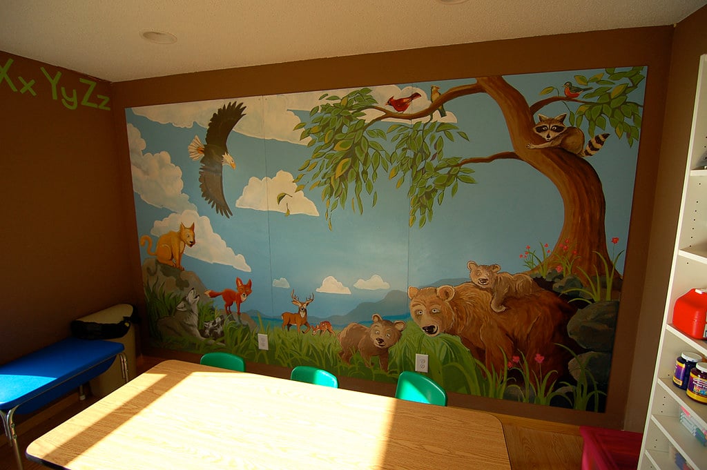 Specialty painting project showcasing custom finishes and artistic techniques by KD Painting