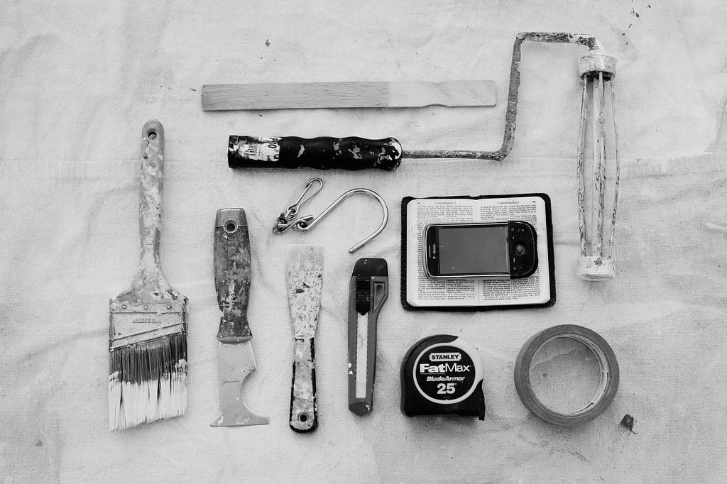 KD Painting contractor performing expert surface preparation before painting