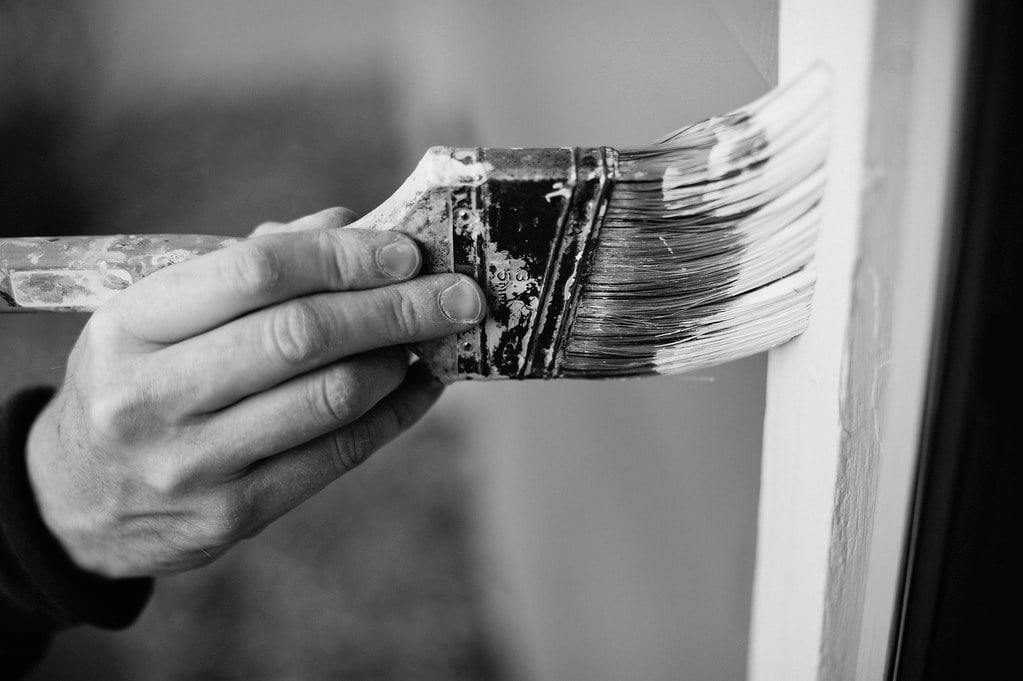 KD Painting contractor completing a residential painting project in Bloomington, Minnesota