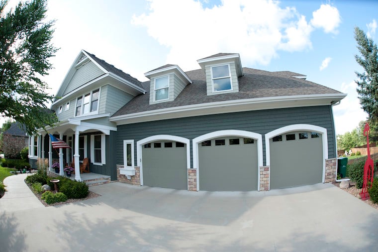 High-quality exterior painting work demonstrating professional trim and detail work