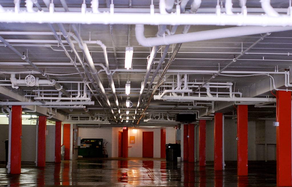 Commercial painting work by KD Painting - office space transformation with professional finishes