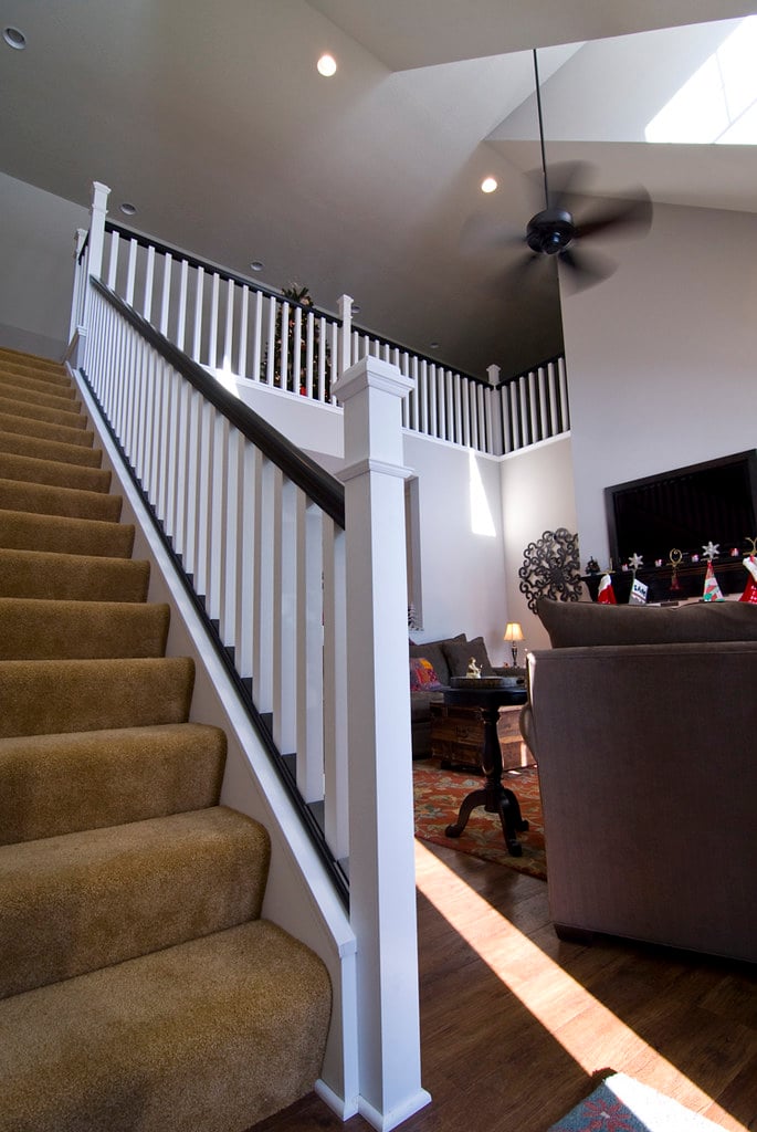 High-quality interior painting work demonstrating professional trim and detail work